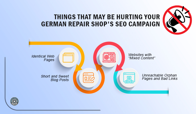 Things That May Be Hurting Your German Repair Shop's SEO Campaign